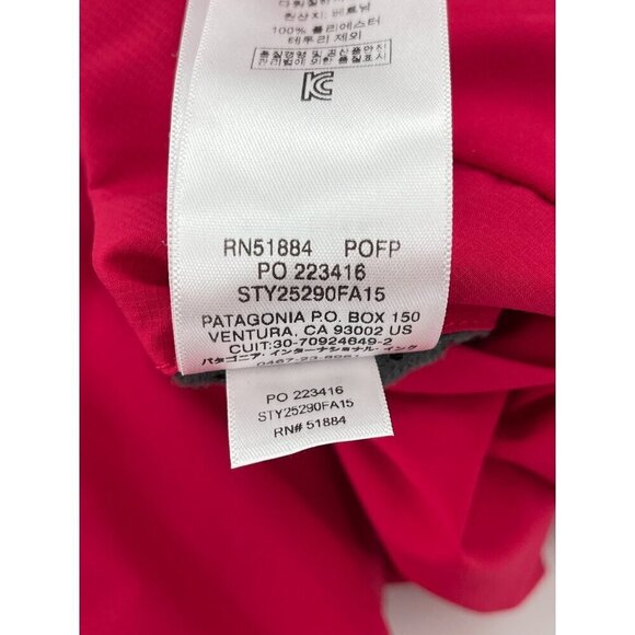 Patagonia Glissade Reversible Women Quarter-Zip Snap Pullover Jacket Size M - Picture 9 of 11